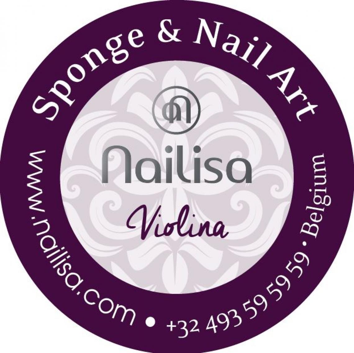 Painting Gel Sponge & Nail Art - Violina 5ml - photo 8