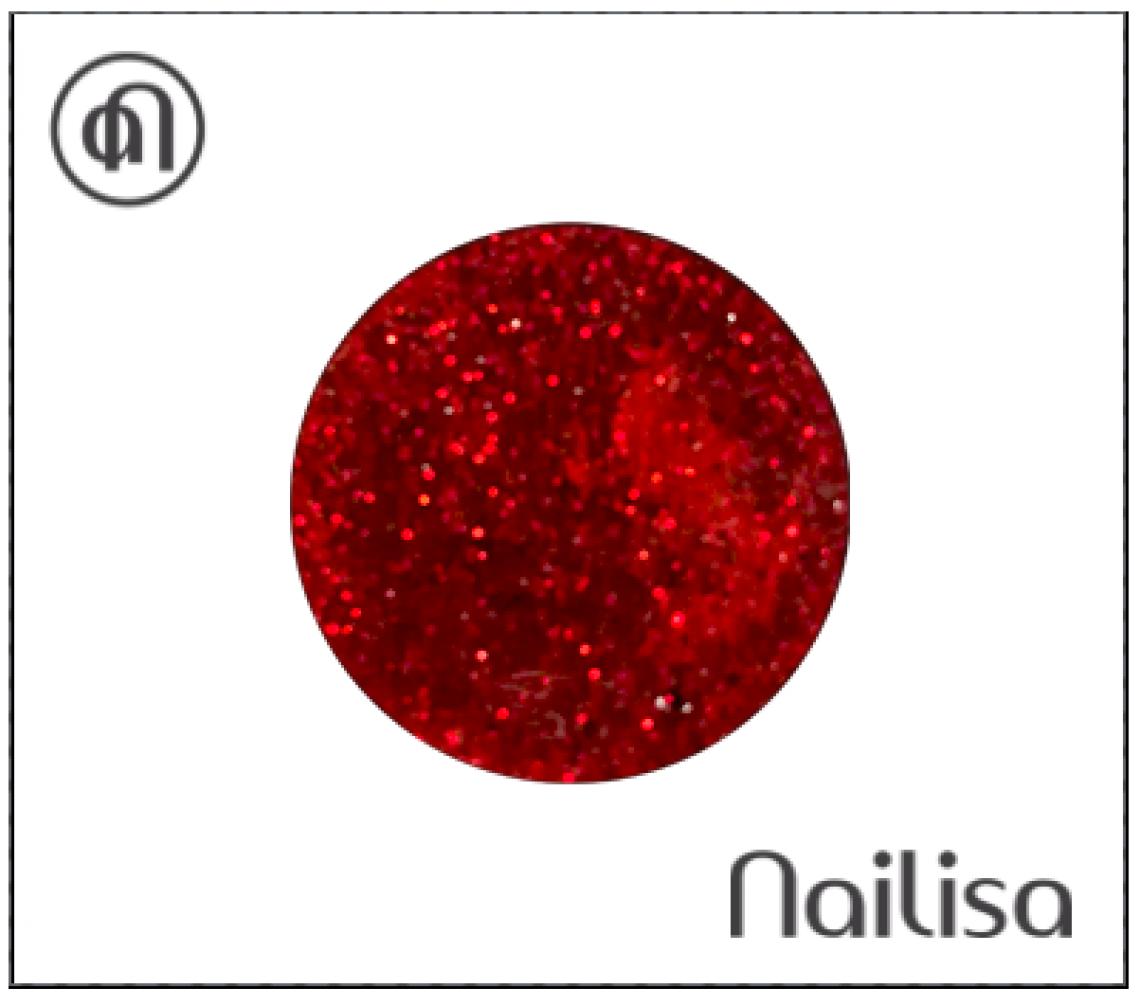 Gel de couleur Big Glitter Corail - Nailisa - photo 15