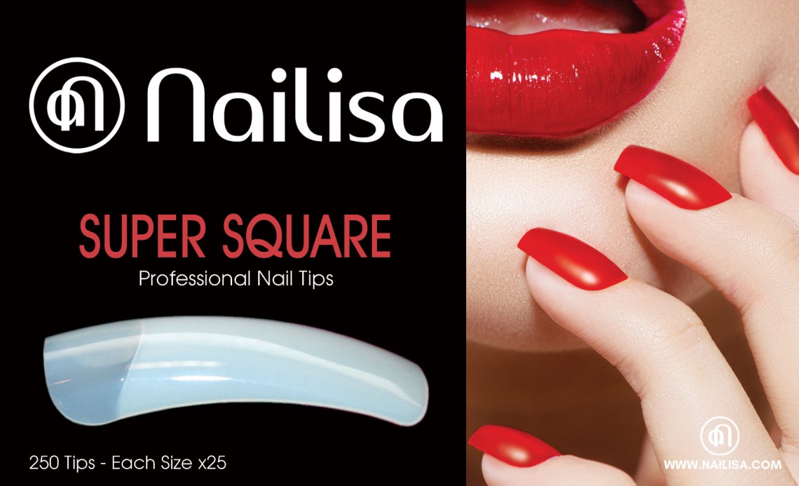 Doos met 100 Tips Square Natuurlijke - Nailisa - photo 11