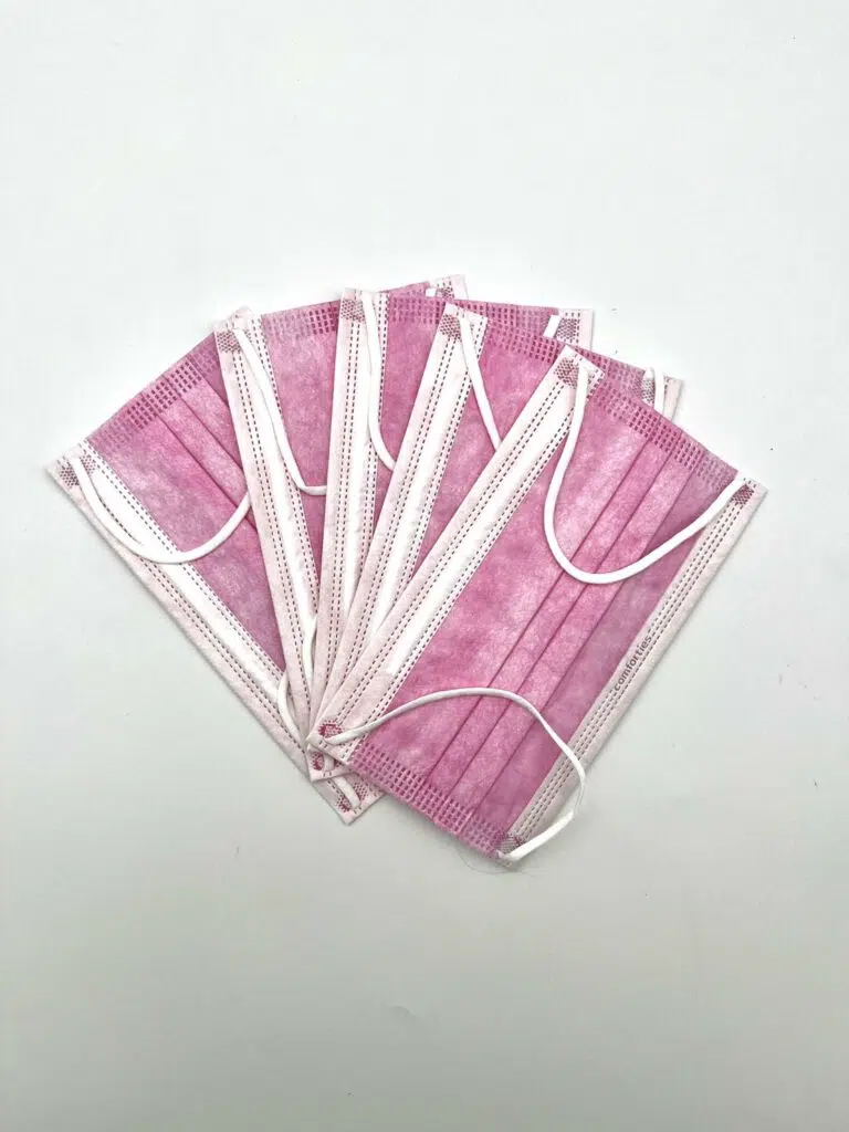 5 masques de ponçage roses