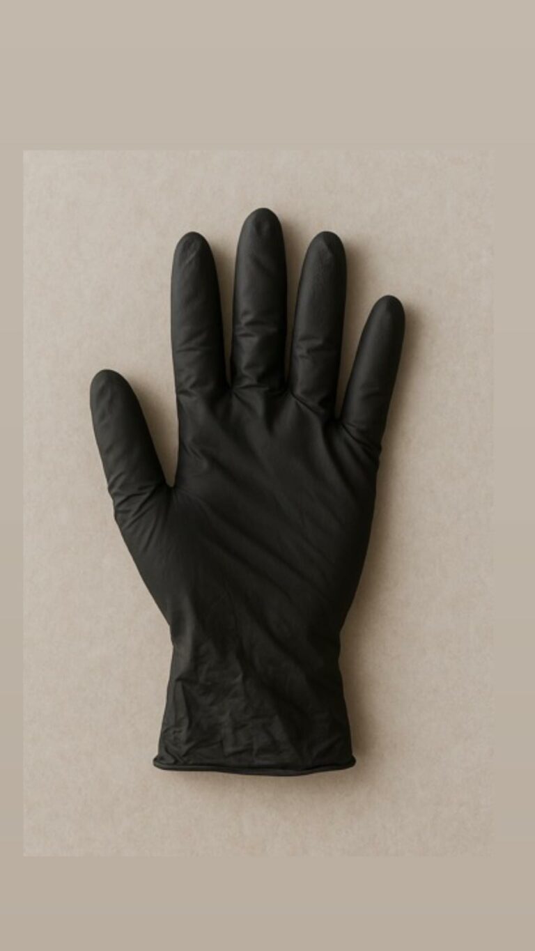 Gants noirs 10 pièces taille M