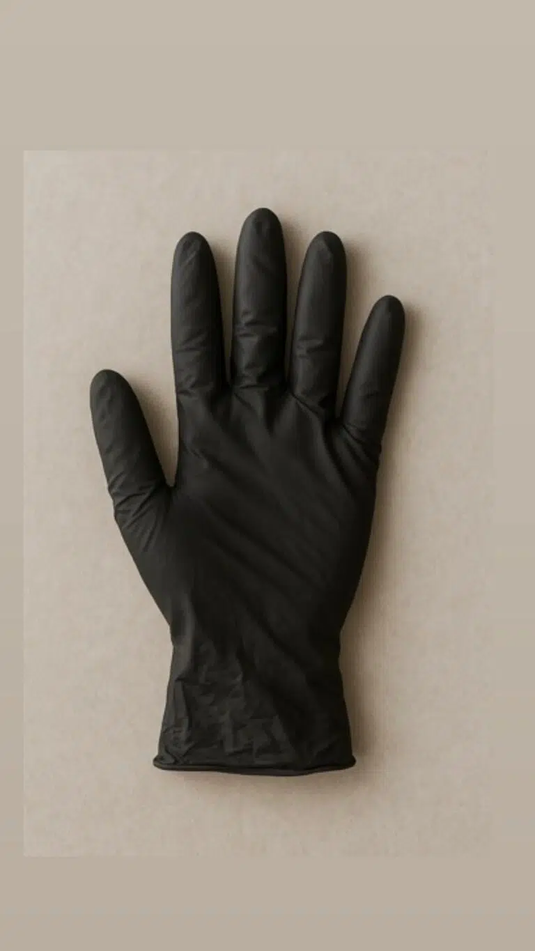 Gants noirs 10 pièces taille M
