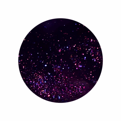 Vernis semi-permanent - Glitty Aubergine - 15ml
