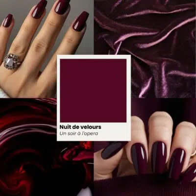 Vernis semi-permanent - Nuit de velours - 15ml