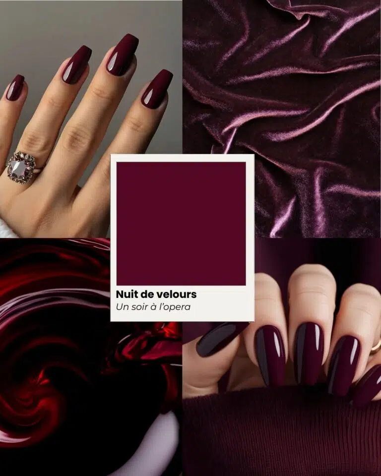 Vernis semi-permanent - Nuit de velours - 15ml