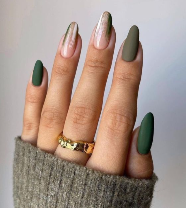 Automne - hiver 2025 : Les couleurs tendance pour une manucure élégante 2 couleur-tendance-ongles-automne-hiver-2025-vert
