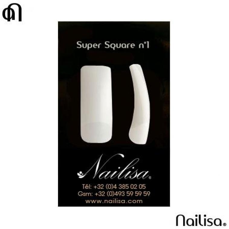 Doos met 100 Tips Square Natuurlijke - Nailisa - photo 11