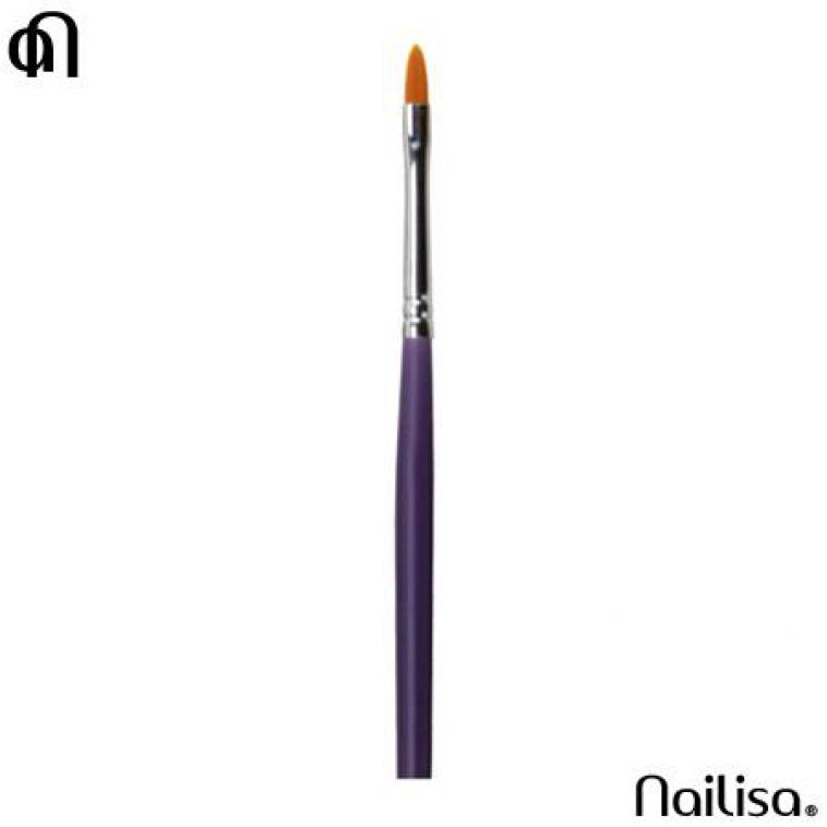 Gouden ovale borstel - Nailisa - photo 13