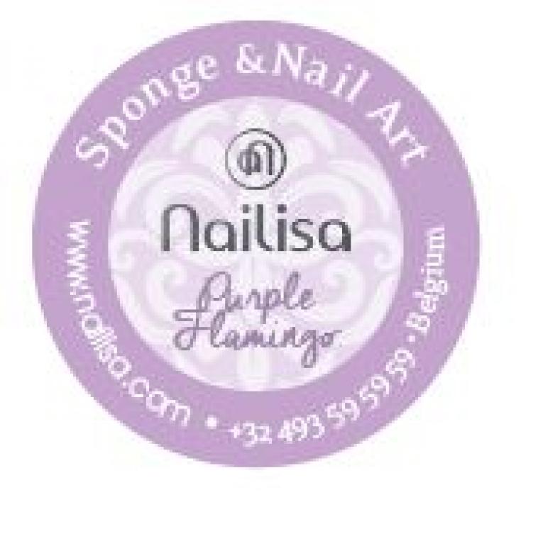 Painting Gel Sponge & Nail Art - Purple Flamingo 5ml - photo 8