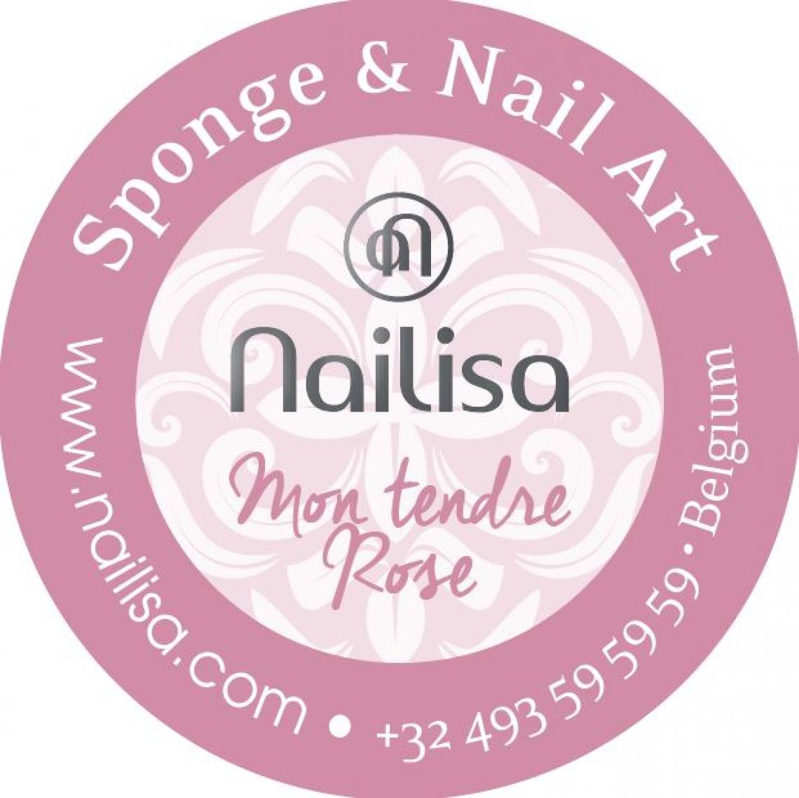 Painting Gel Sponge & Nail Art - Mon Tendre Rose 5ml - photo 8