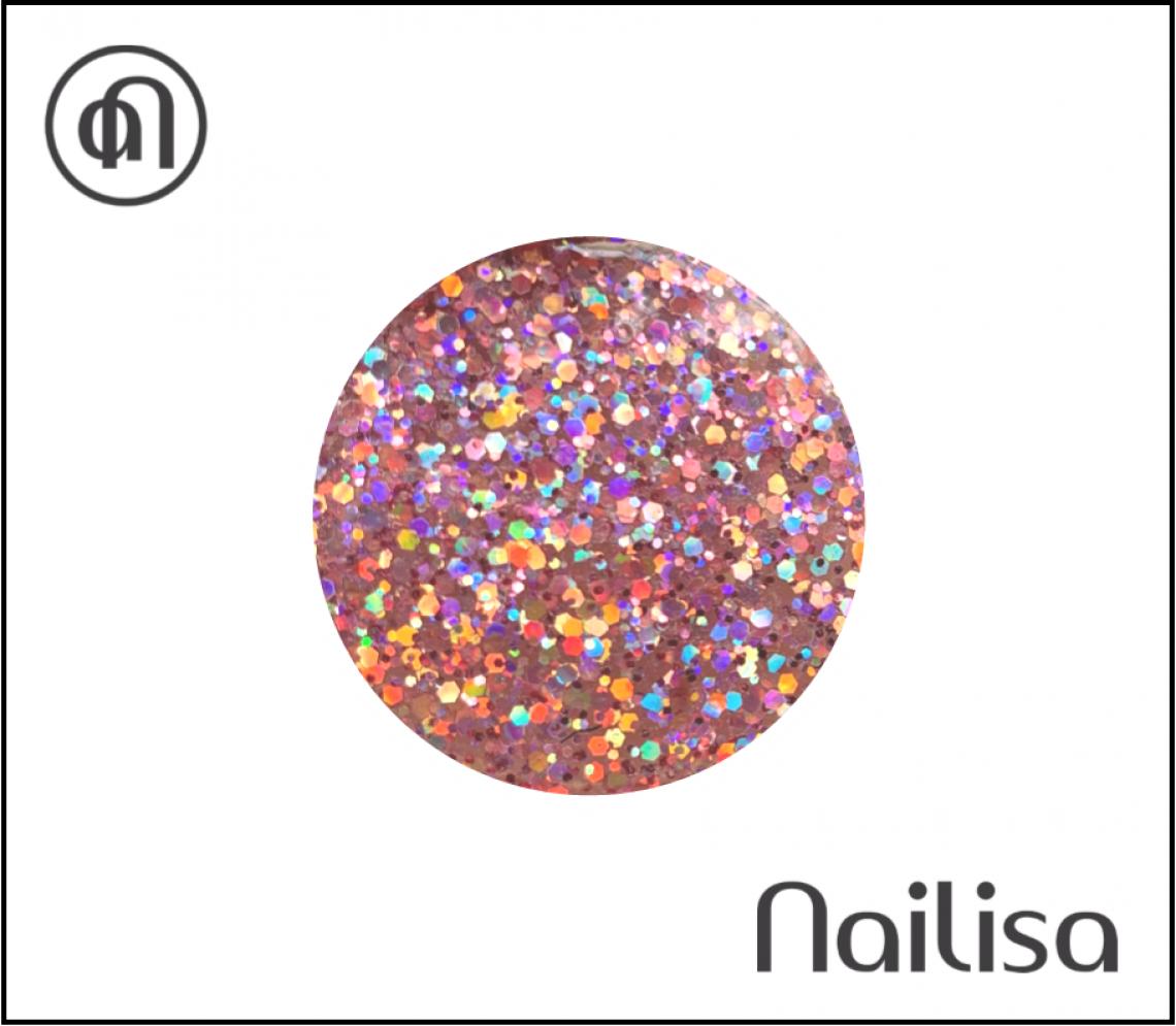 Gel de couleur Glitty Mandarine - Nailisa - photo 14