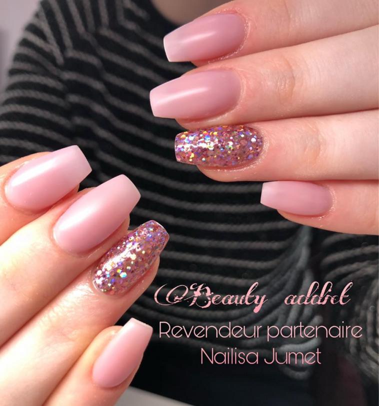 Gel de couleur Big Glitter Corail - Nailisa - photo 9