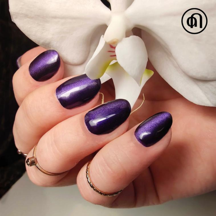 Gel de couleur - Cat Eye Purple - Nailisa - photo 8