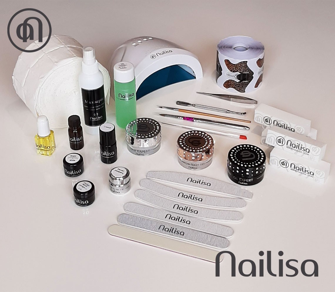 Kit Gel Deluxe - Chablons LED - Nailisa - photo 7