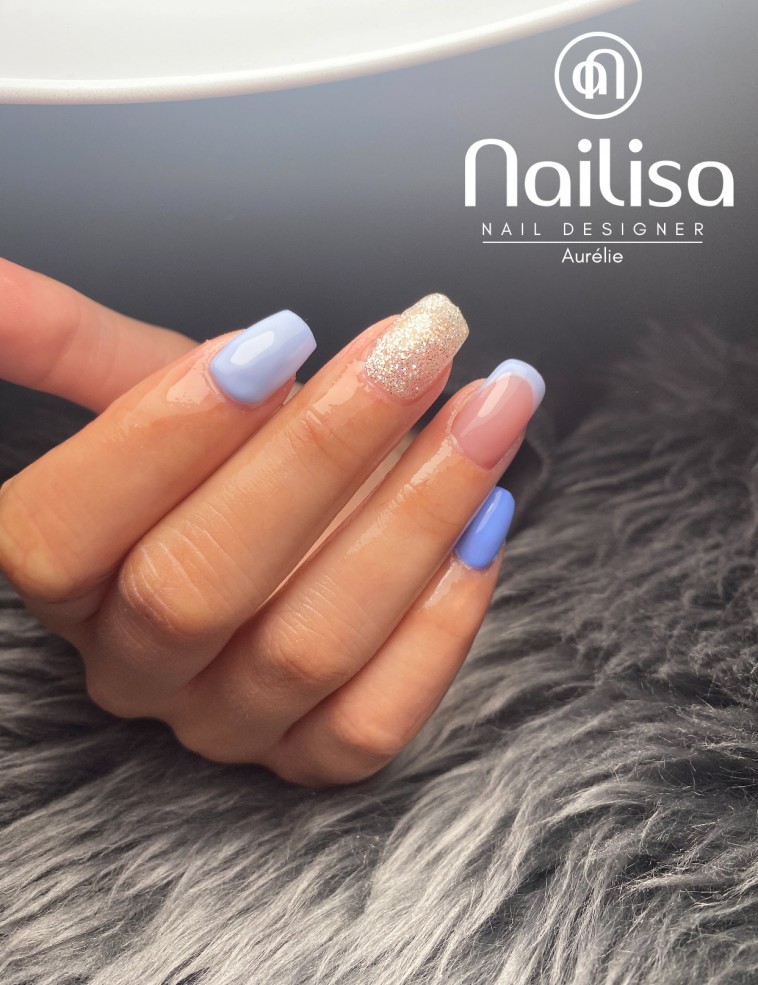 Gel de couleur - Sweet Blue - Nailisa - photo 8