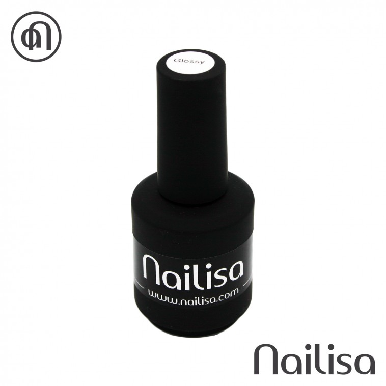 Glossy afwerking 15 ml - Nailisa - photo 7