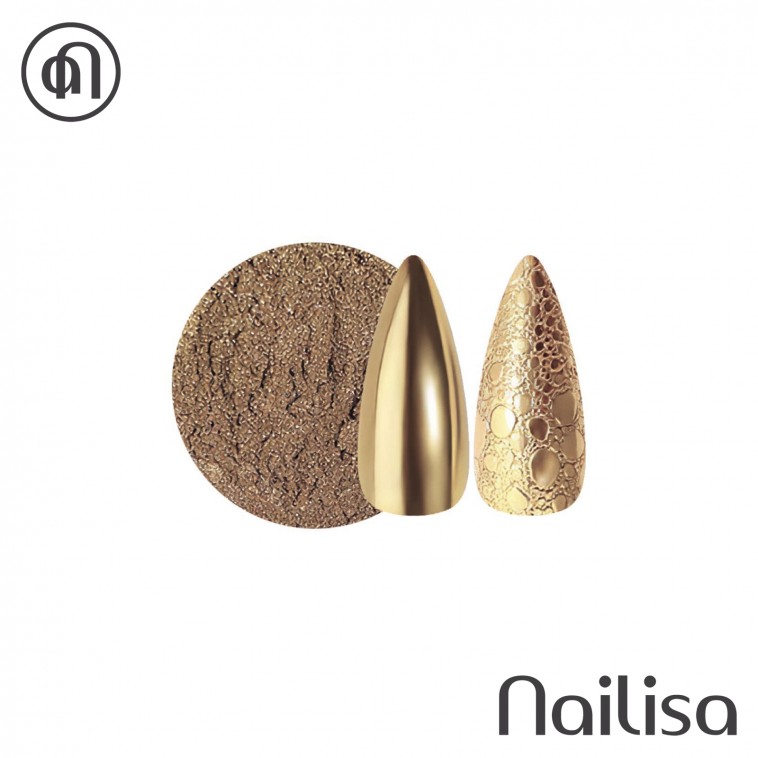 Effet miroir Gold champagne - Nailisa - photo 8