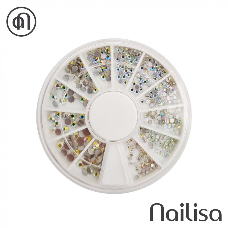 Carrousel strass kristal argent - Nailisa - photo 11