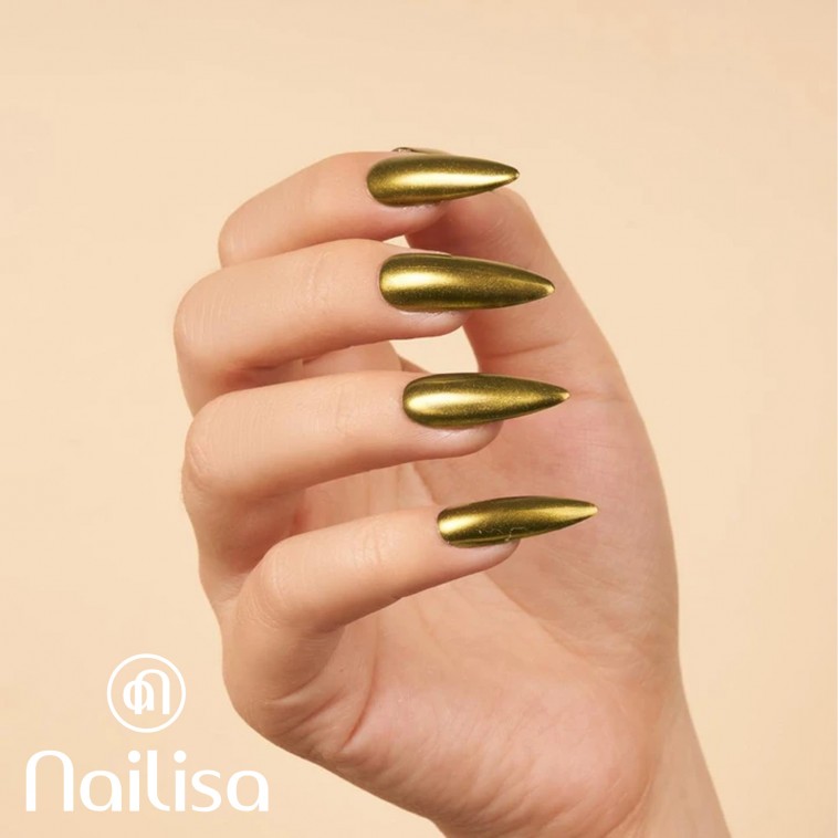 Effet miroir gold - Nailisa - photo 9