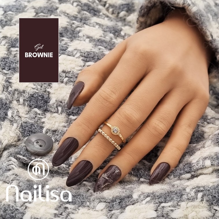 Gel de couleur - Brownie - 5gr - Nailisa - photo 8
