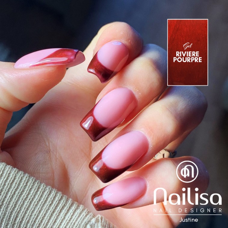 Gel de couleur - Rivière pourpre - 5gr - Nailisa - photo 8