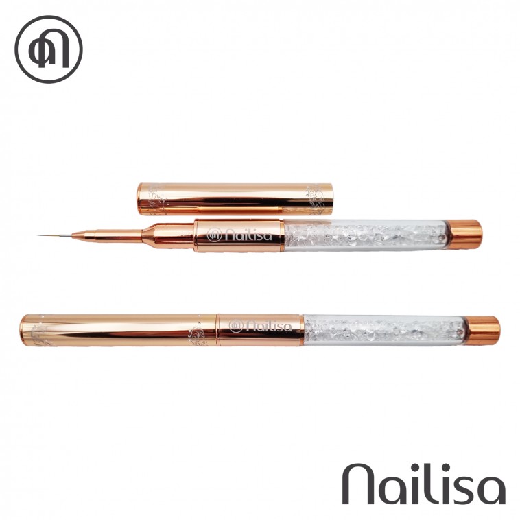 Pinceau Gold Nail Art - Nailisa - photo 7