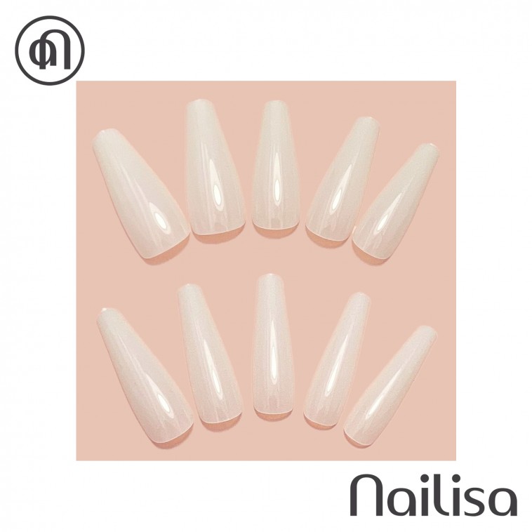 Boite 100 tips forme Ballerine natural - Nailisa - photo 7