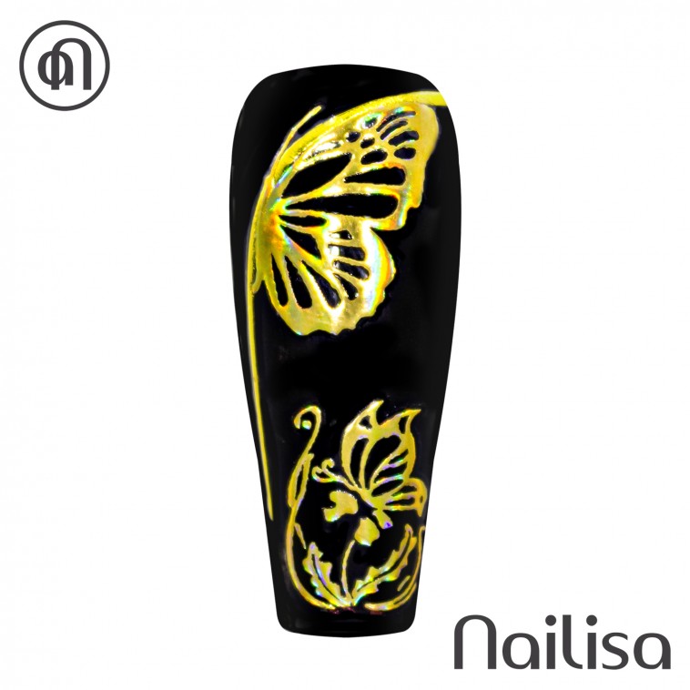 Holografische stickers Silver L-02 - Nailisa - photo 15