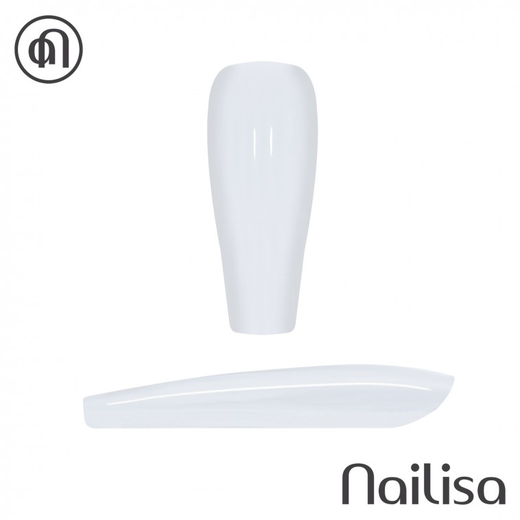 Boite 100 tips forme Ballerine natural - Nailisa - photo 8
