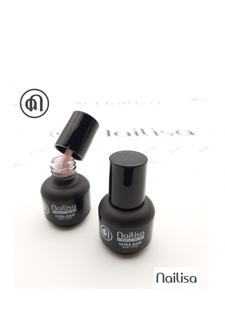 Ultra Builder Base Baby Rose 15ml - Nailisa - photo 7