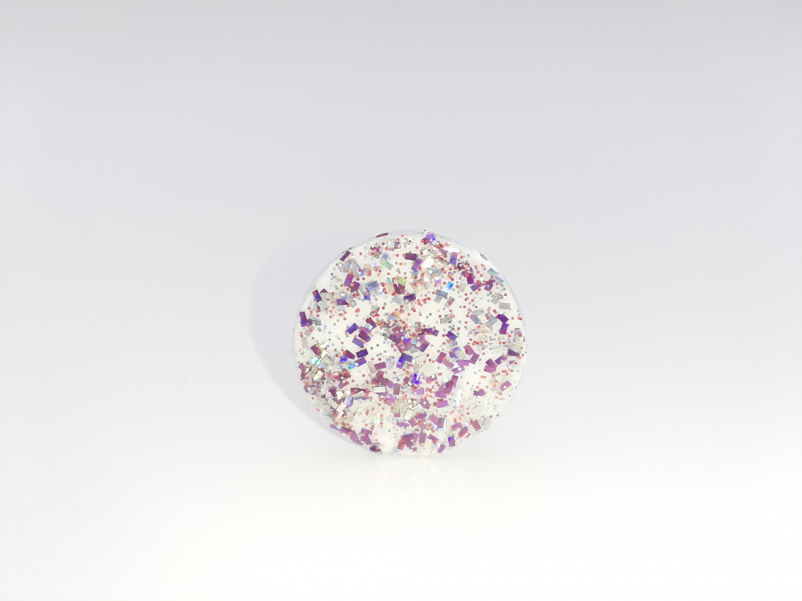 Kleur gel - Big Glitter Violet - 5 gr