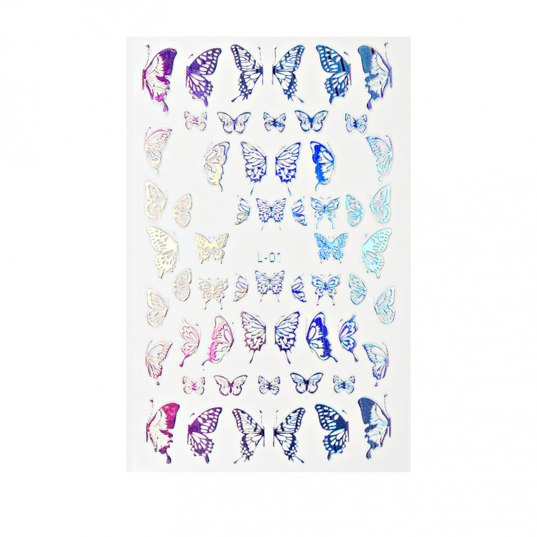 Stickers Holographique Silver L-01 - photo 9