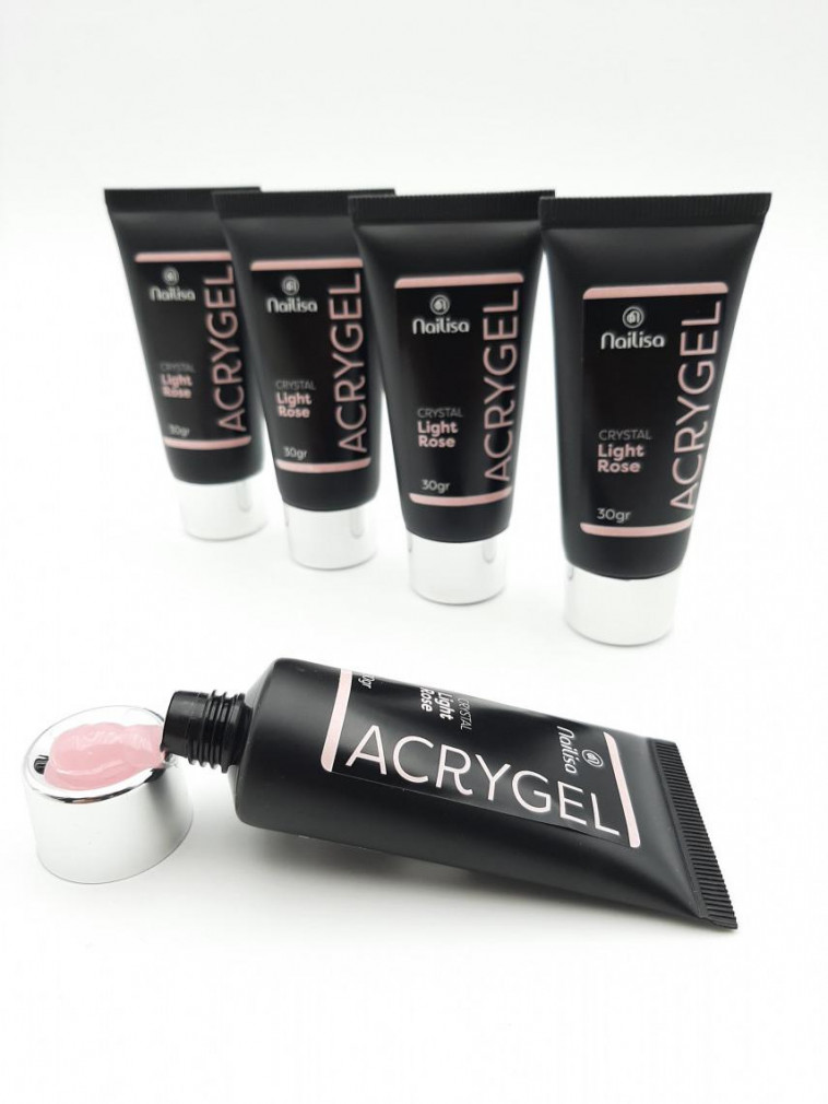 Acrygel tube 30gr - Crystal light rose - photo 8