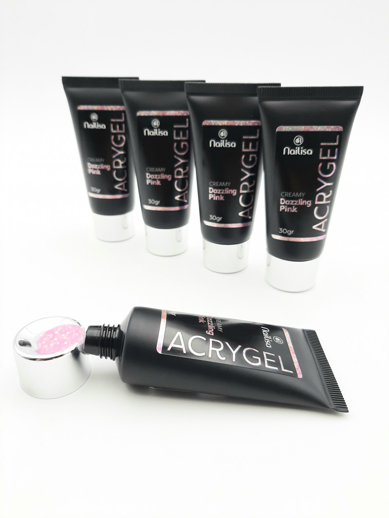 Acrygel tube 30gr - Creamy dazzling pink - photo 10